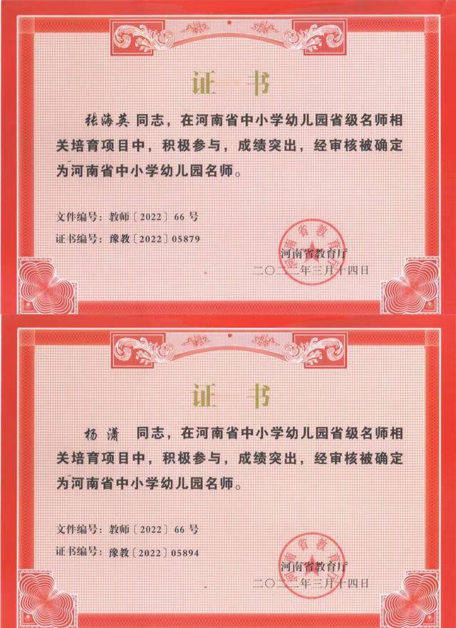开封二十五中教师荣获“河南省名师”“河南省骨干教师”荣誉称号(图2)